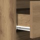 Sonata H Страничен шкаф с чекмеджета от артесански дъб 60x35x70 см от инженерна дървесина