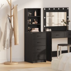 Sonata H Висок шкаф Черен дъб 40x41x135 см Инженерна дървесина - Corpuri, vitrine, biblioteci modulare