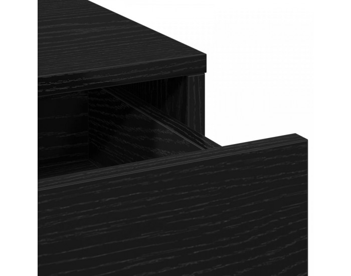 Sonata H Висок шкаф Черен дъб 40x41x135 см Инженерна дървесина