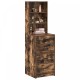 Sonata H Висок бюфет от опушен дъб 40x41x135 см от инженерна дървесина