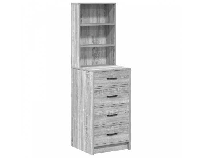 Sonata H Висок шкаф Сиво Сонома 40x41x135 см Инженерна дървесина