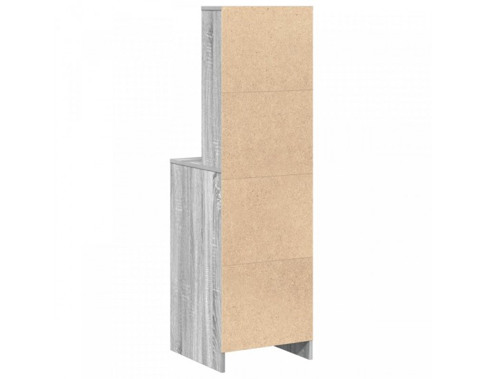 Sonata H Висок шкаф Сиво Сонома 40x41x135 см Инженерна дървесина