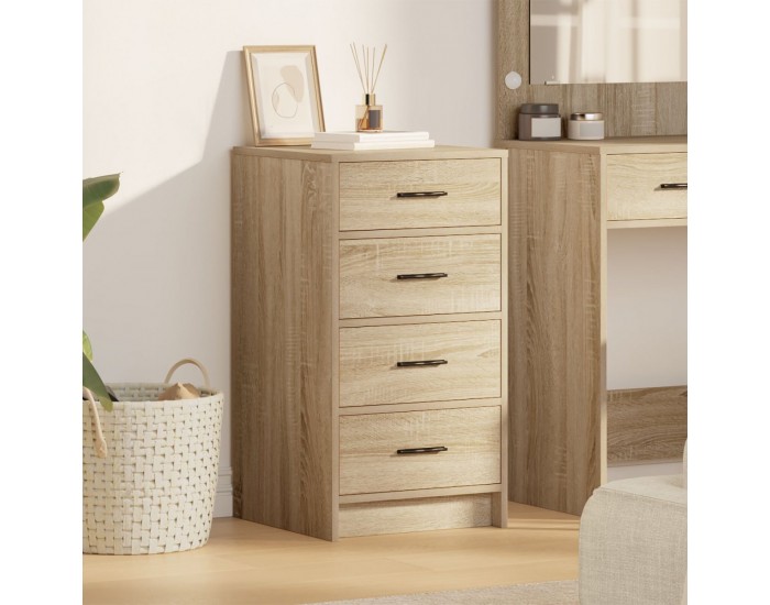Sonata H Сайдборд Сонома Оук 40x41x75 см Инженерна дървесина