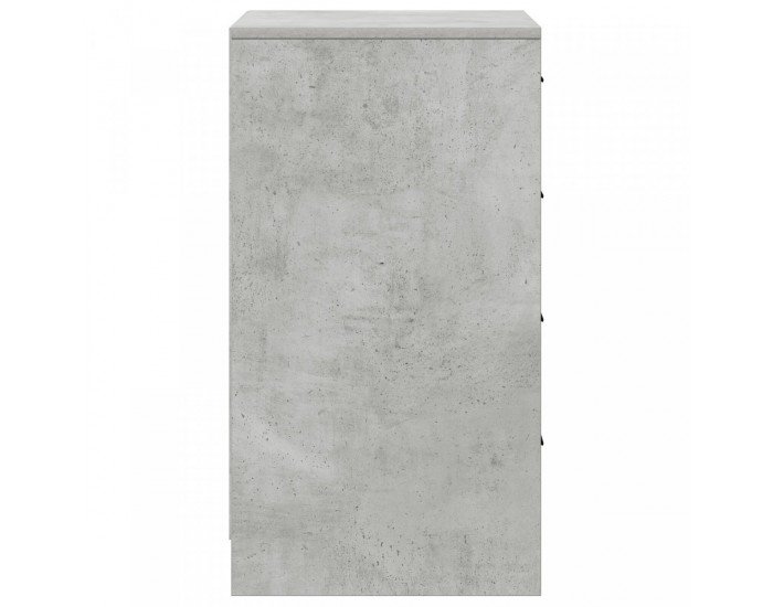 Sonata H страничен шкаф бетонно сиво 40x41x75 см от инженерна дървесина