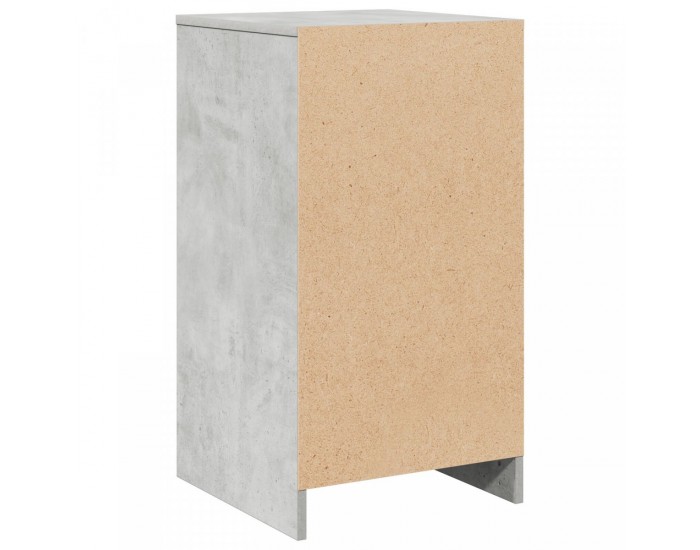 Sonata H страничен шкаф бетонно сиво 40x41x75 см от инженерна дървесина
