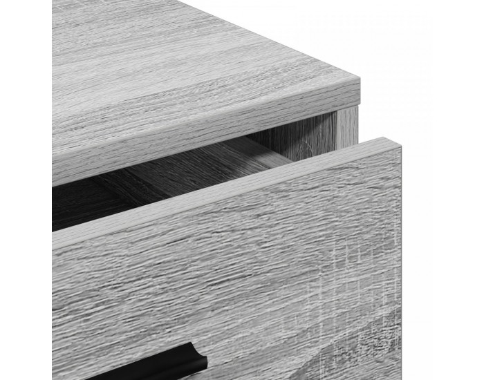 Sonata H сив шкаф 40x41x75 см от инженерна дървесина