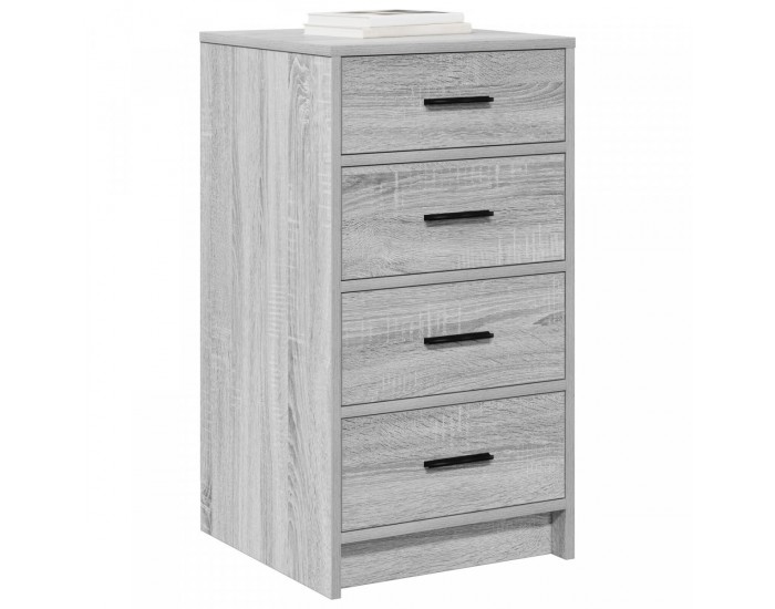 Sonata H сив шкаф 40x41x75 см от инженерна дървесина