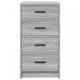 Sonata H сив шкаф 40x41x75 см от инженерна дървесина