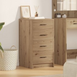 Sonata H Бюфет Артистичен дъб 40x41x75 см Инженерна дървесина - Living