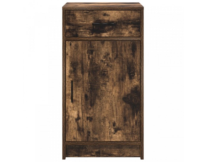 Sonata H Страничен шкаф Опушен дъб 40x41x75 см от инжектирано дърво