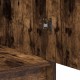 Sonata H Страничен шкаф Опушен дъб 40x41x75 см от инжектирано дърво