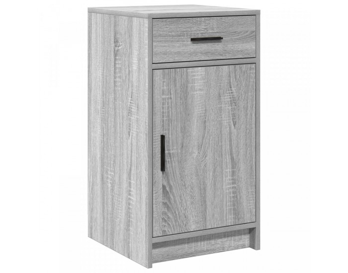 Sonata H Сайдборд Сиво Сонома 40x41x75 см Инженерна дървесина