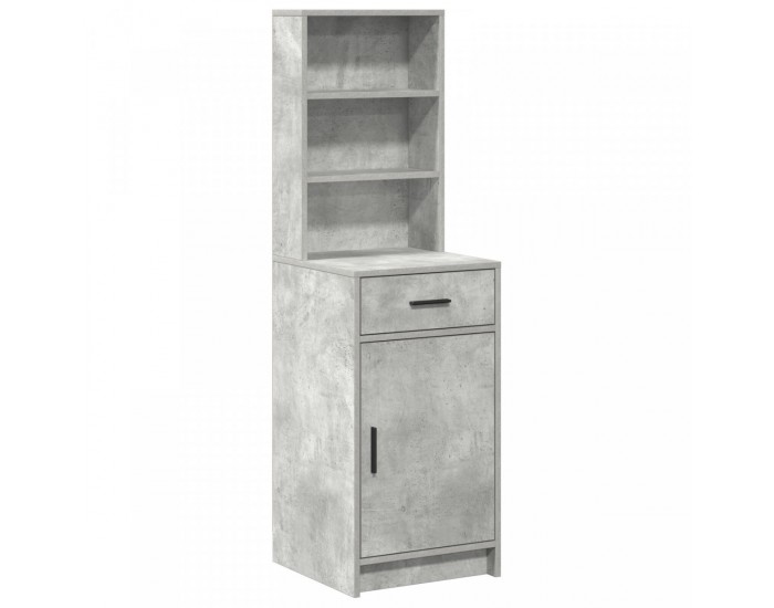 Sonata H Висок шкаф бетонно сиво 40x41x135 см Инженерна дървесина