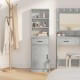 Sonata H Висок шкаф бетонно сиво 40x41x135 см Инженерна дървесина