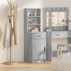 Sonata H Висок шкаф  Сив сонома 40x41x135 см Инженерна дървесина - Living