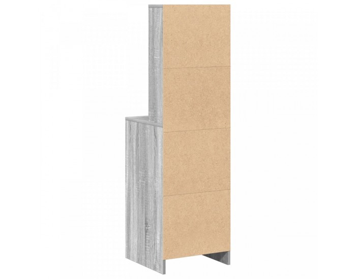 Sonata H Висок шкаф  Сив сонома 40x41x135 см Инженерна дървесина