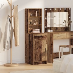 Sonata H Висок шкаф от старо дърво 40x41x135 см - Corpuri, vitrine, biblioteci modulare