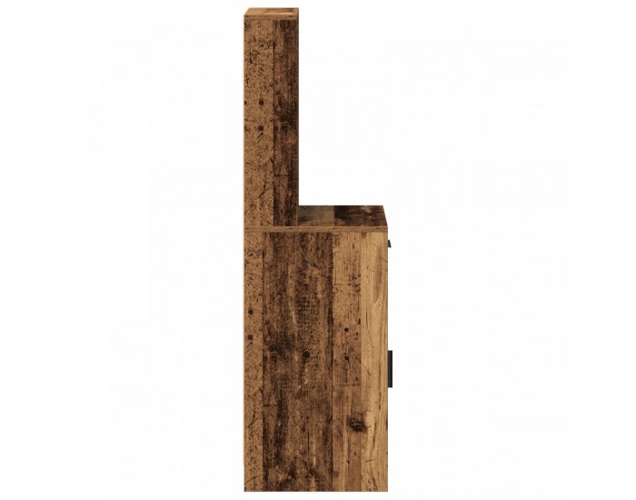 Sonata H Висок шкаф от старо дърво 40x41x135 см
