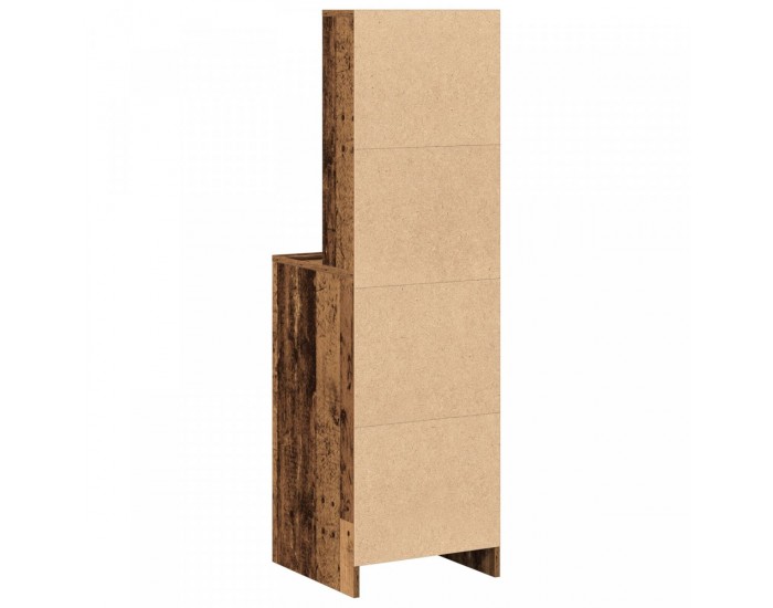 Sonata H Висок шкаф от старо дърво 40x41x135 см