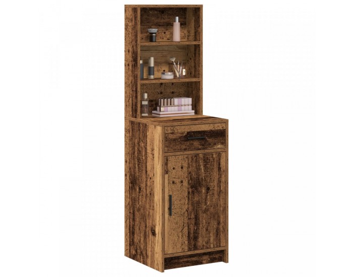 Sonata H Висок шкаф от старо дърво 40x41x135 см