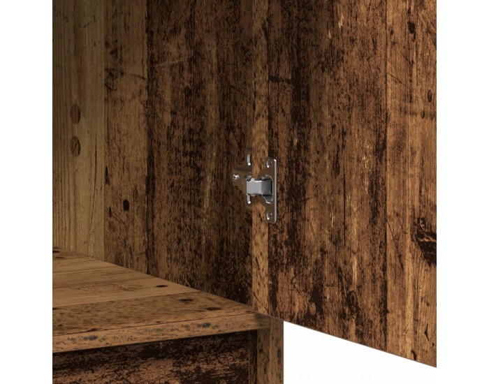 Sonata H Висок шкаф от старо дърво 40x41x135 см