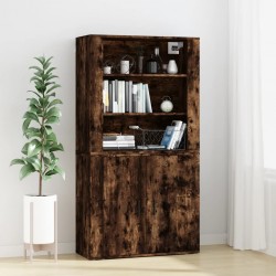 Sonata H Висок шкаф, опушен дъб, инженерно дърво - Corpuri, vitrine, biblioteci modulare