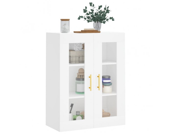 Sonata Dulap cu montaj pe perete, alb, 69,5x34x90 cm