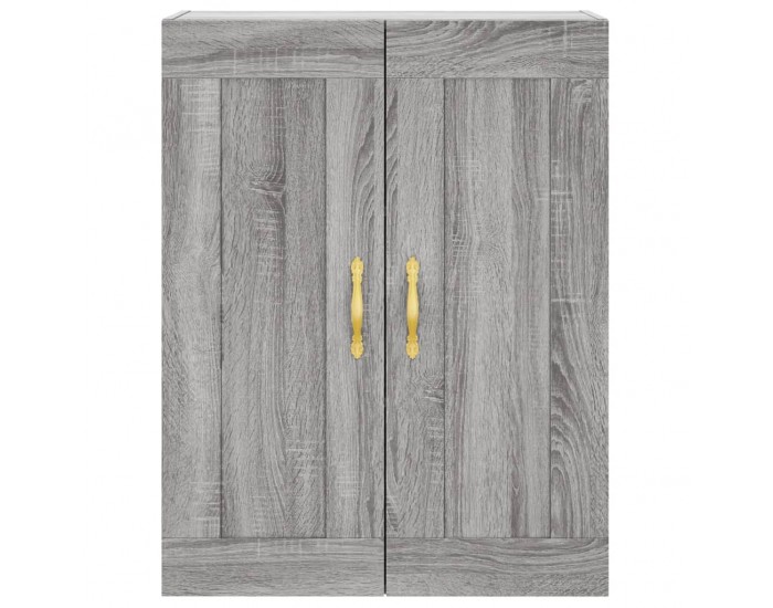 Sonata Dulap înalt, gri sonoma, 69,5x34x180 cm, lemn compozit