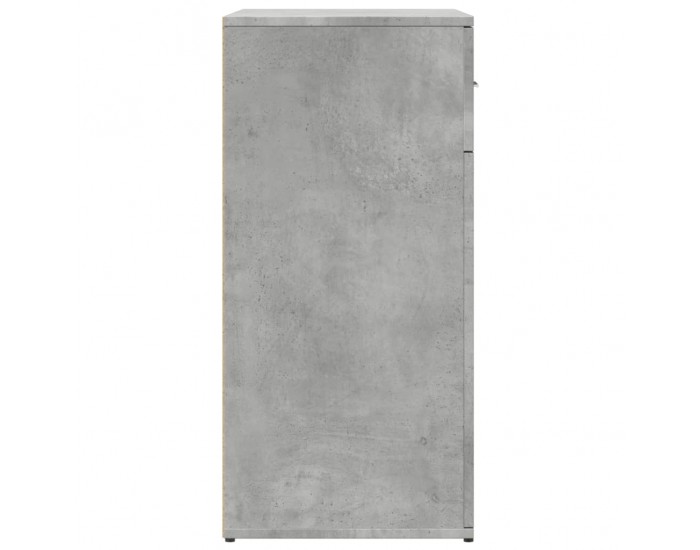 Sonata H Сайдборд, бетонно сив, 79x38x80 см, инженерно дърво