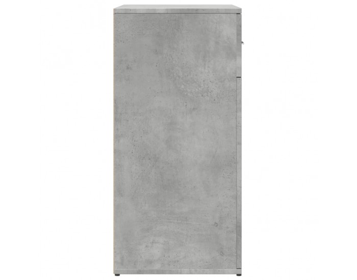Sonata H Сайдборди, 2 бр, бетонно сиви, 79x38x80 см, инженерно дърво