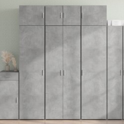 Sonata H Висок шкаф, бетонно сив, 70x42,5x185 см, инженерно дърво - Corpuri, vitrine, biblioteci modulare