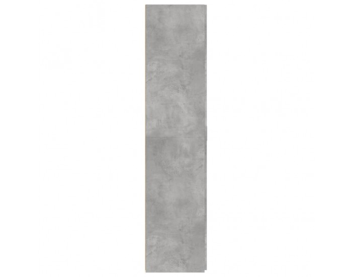 Sonata H Висок шкаф, бетонно сив, 70x42,5x185 см, инженерно дърво