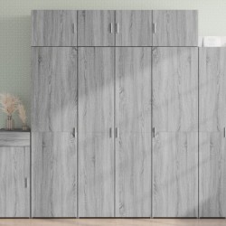 Sonata H Висок шкаф, сив сонома, 80x42,5x185 см, инженерно дърво - Corpuri, vitrine, biblioteci modulare