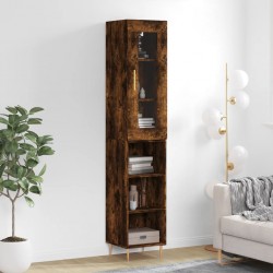 Sonata H Висок шкаф, опушен дъб, 34,5x34x180 см, инженерно дърво - Corpuri, vitrine, biblioteci modulare
