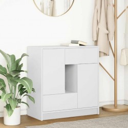 Sonata H Бюфет с чекмеджета и вратички, бял, 70,5x34x74,5 см - Living