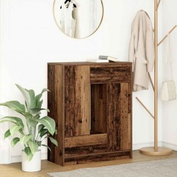 Sonata H Бюфет с чекмеджета и вратички, старо дърво, 73x31x90 см - Living
