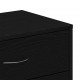 Sonata H Сайдборд с 6 чекмеджета черен дъб 50x34x96 см инженерно дърво