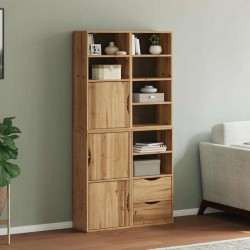 Sonata H Странични шкафове 4 бр. ODDA 40x24x79 cm борово дърво масив - Corpuri, vitrine, biblioteci modulare