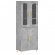 Sonata Dulap înalt, gri beton, 69,5x34x180, lemn compozit