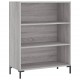 Sonata Dulap înalt, gri sonoma, 69,5x34x180 cm, lemn compozit