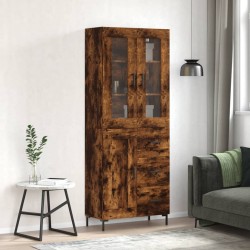 Sonata H Висок шкаф, опушен дъб, 69,5x34x180 см, инженерно дърво - Corpuri, vitrine, biblioteci modulare