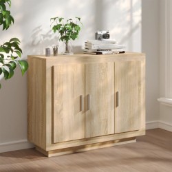 Sonata H Сайдборд, дъб сонома, 92x35x75 см, инженерно дърво - Corpuri, vitrine, biblioteci modulare