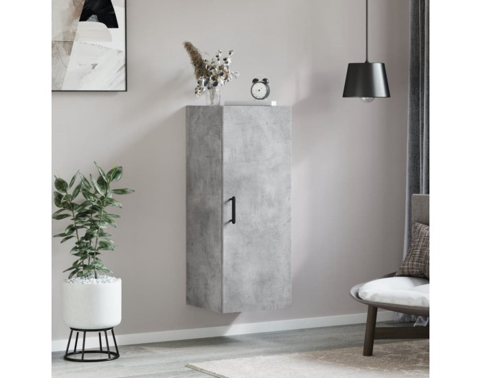 Sonata H Стенен шкаф бетонно сив 34,5x34x90 см