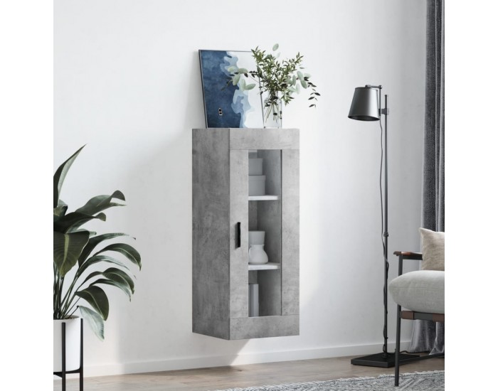 Sonata H Стенен шкаф бетонно сив 34,5x34x90 см