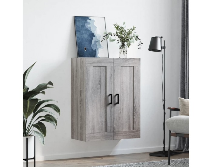 Sonata H Стенен шкаф сив сонома 69,5x34x90 см инженерно дърво