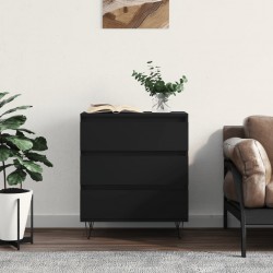 Sonata H Сайдборд, черен, 60x35x70 см, инженерно дърво - Corpuri, vitrine, biblioteci modulare