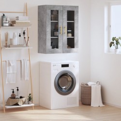 Sonata H Стенен шкаф бетонно сив 69,5x34x90 см - Corpuri, vitrine, biblioteci modulare