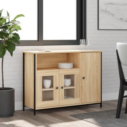 Sonata H Сайдборд, дъб сонома, 100x35x75 см, инженерно дърво - Corpuri, vitrine, biblioteci modulare