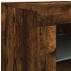 Sonata H Сайдборд с LED светлини, oпушен дъб, 60,5x37x67 см