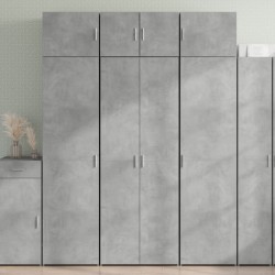 Sonata H Висок шкаф, бетонно сив, 70x42,5x185 см, инженерно дърво - Corpuri, vitrine, biblioteci modulare